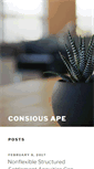 Mobile Screenshot of consciousape.com
